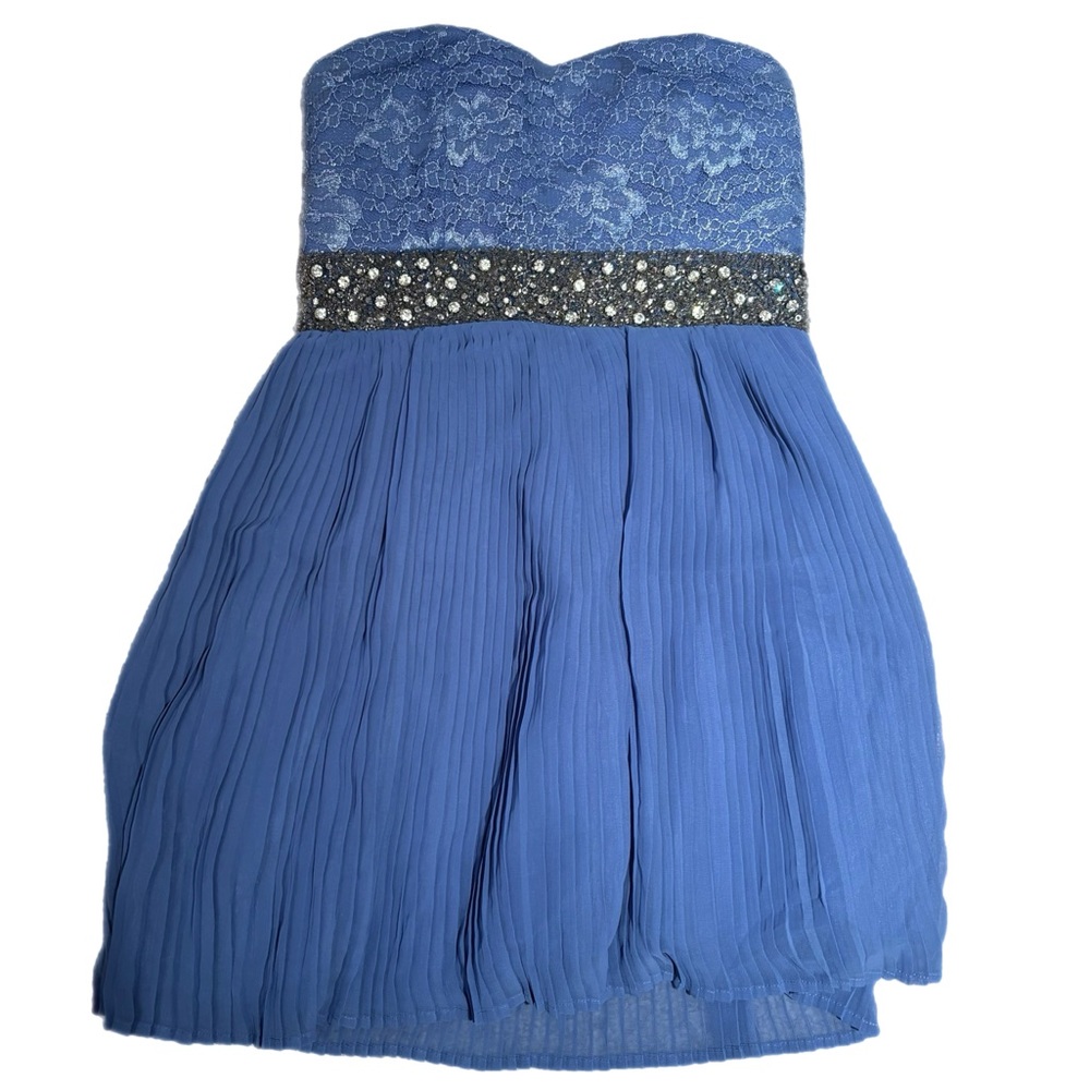 Deep Periwinkle Strapless Dress size 3